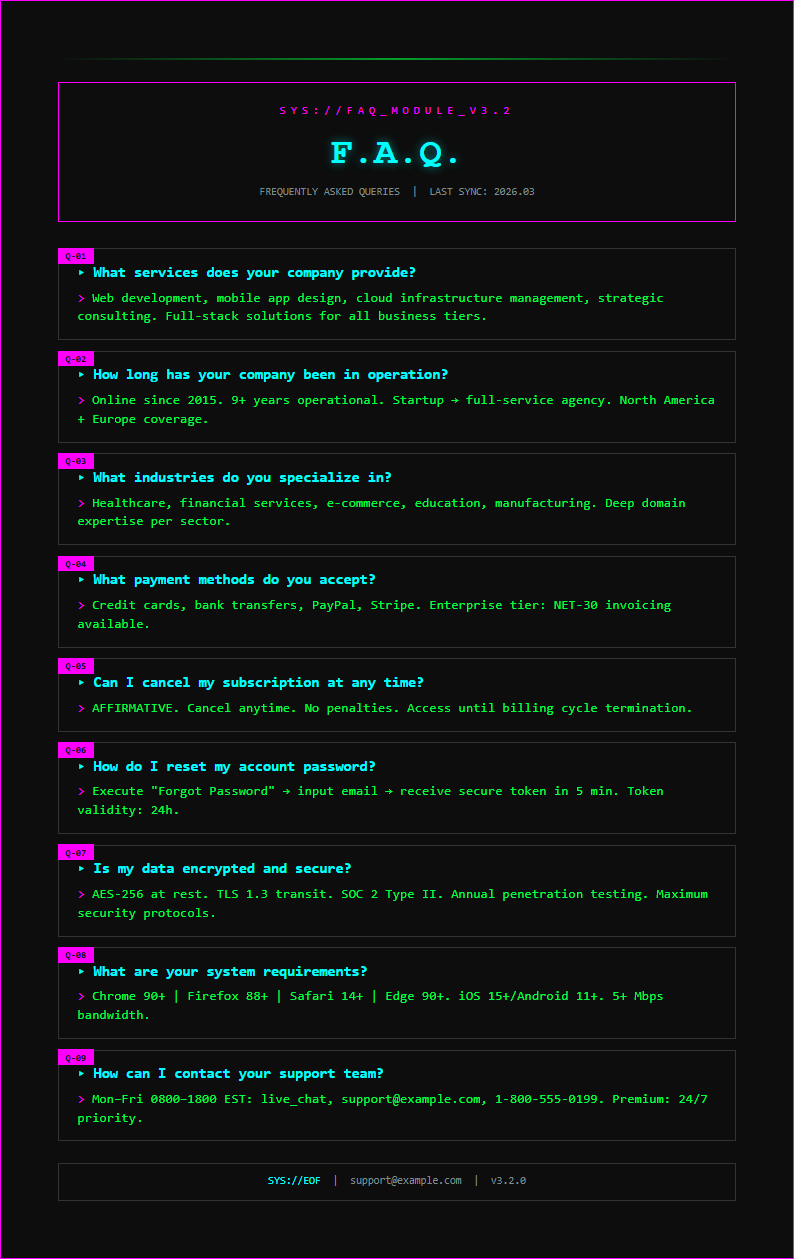 Cyberpunk FAQ